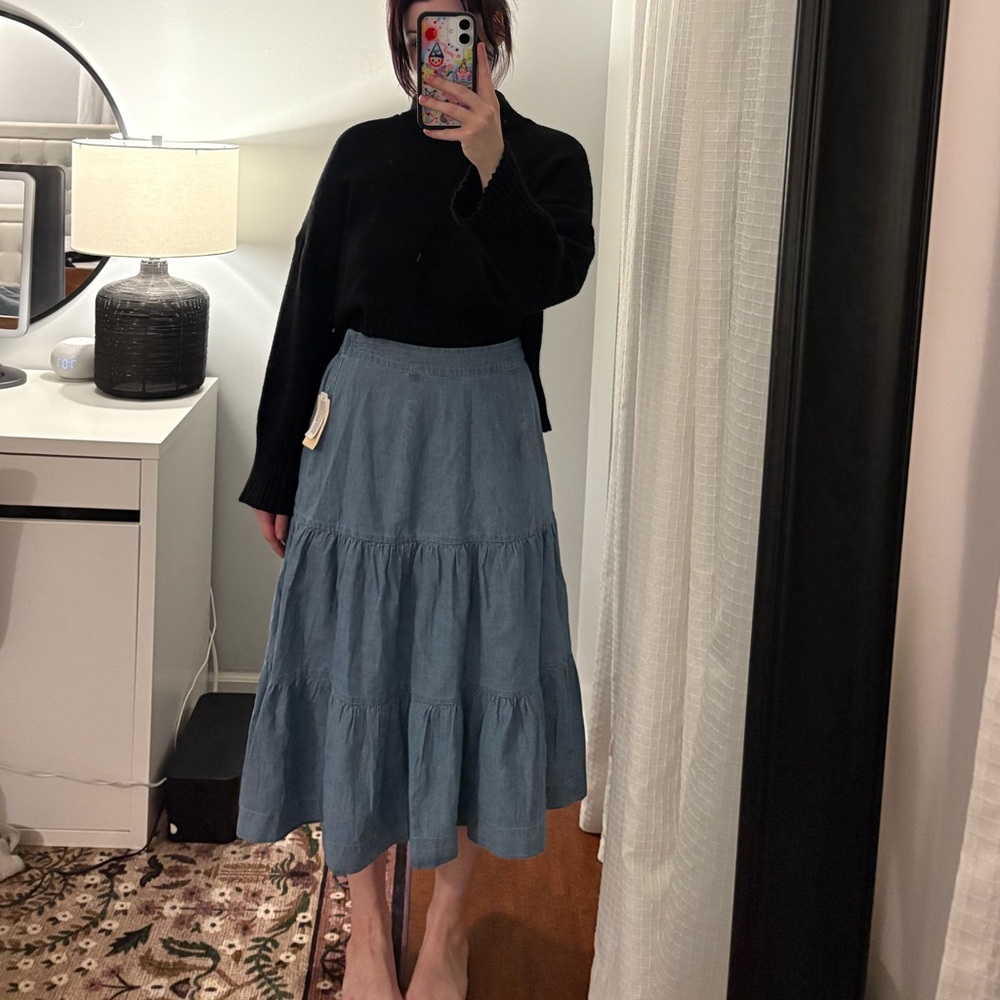 Denim skirt